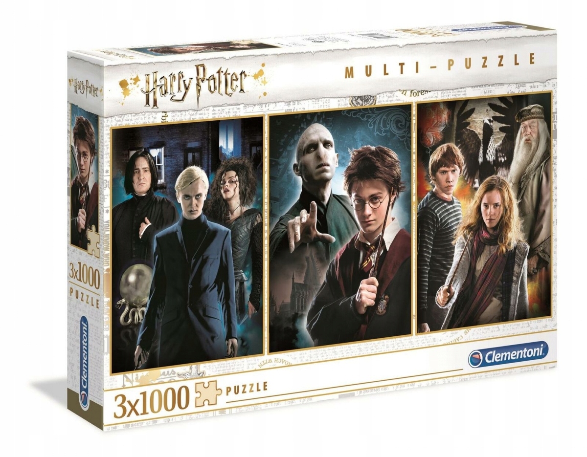 

Harry Potter Puzzle 3x1000 el Clementoni 3w1 61884