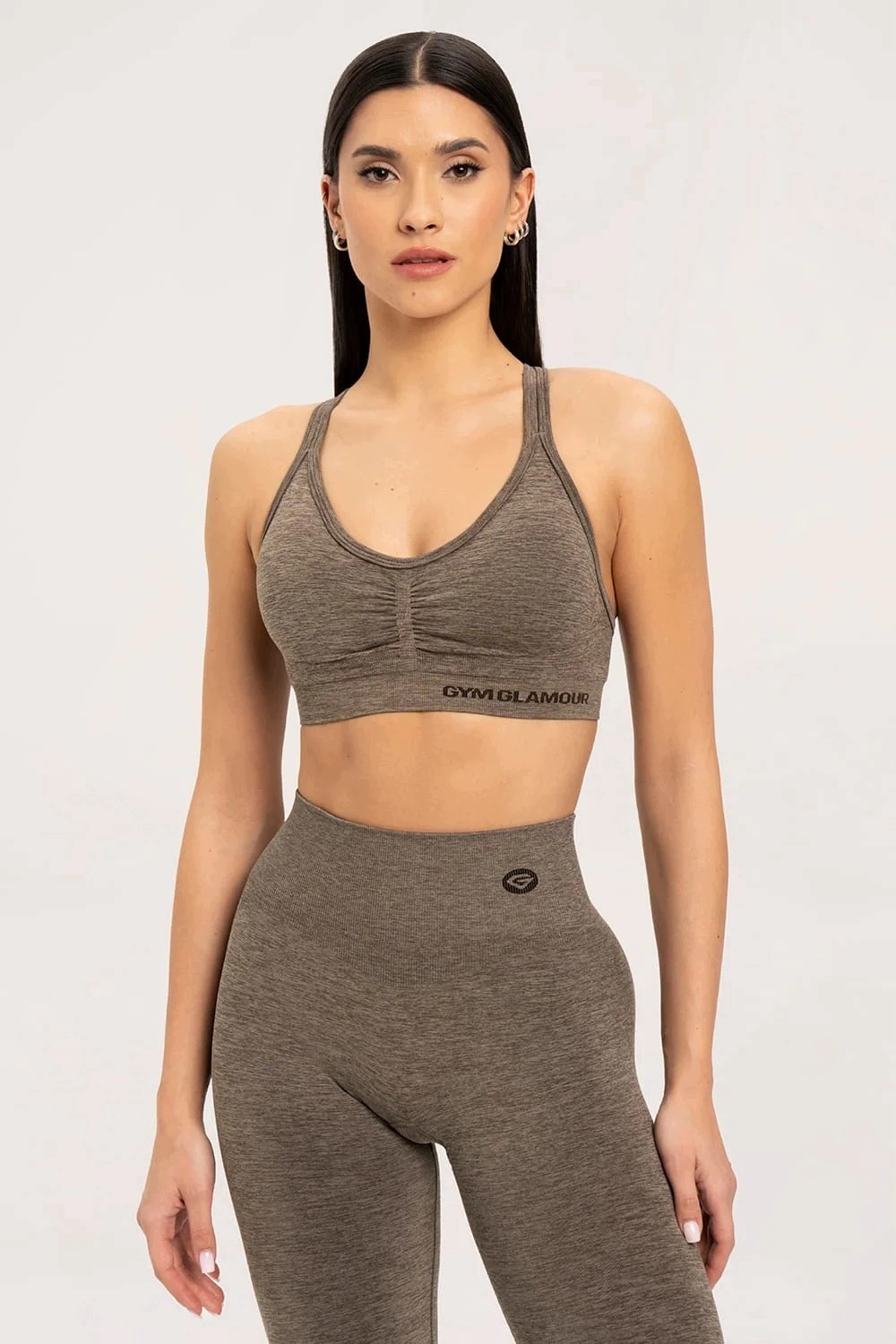 Gym Glamour Podprsenka seamless espresso vel. Xs