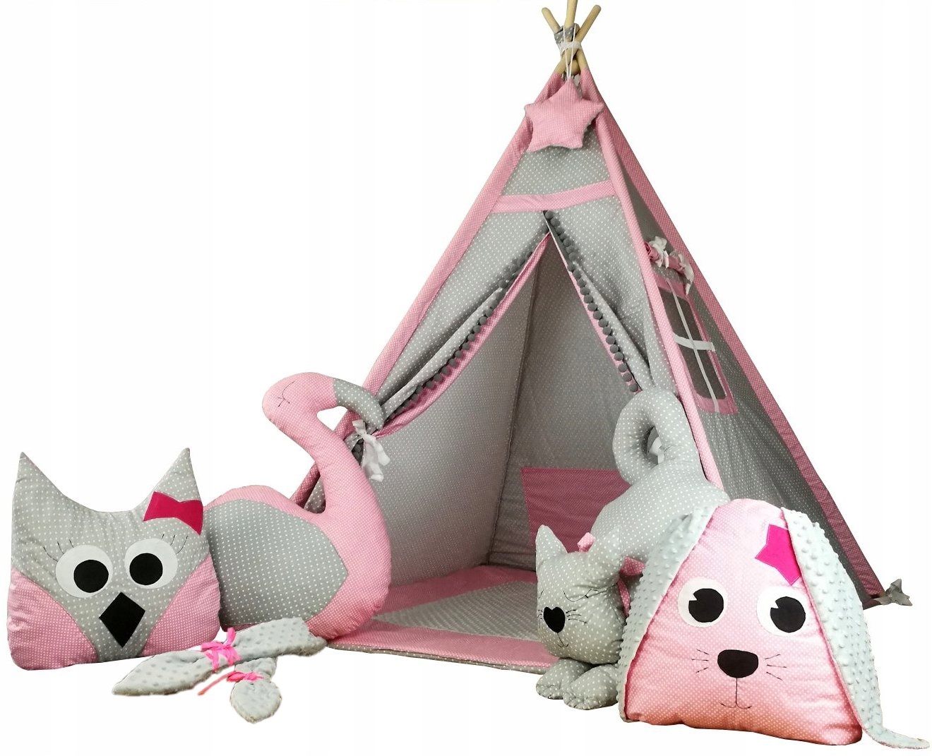 ПАЛАТКА TIPI TEEPEE +4 ПИТОМЦЕВ ДЛЯ ДЕВОЧКИ