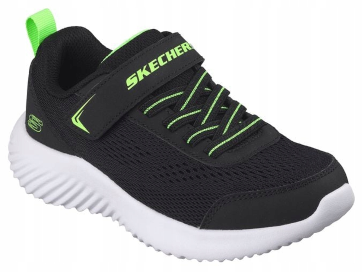 Buty dziecięce Skechers 403905L-BLK sportowe siatka rzep na co dzień 28