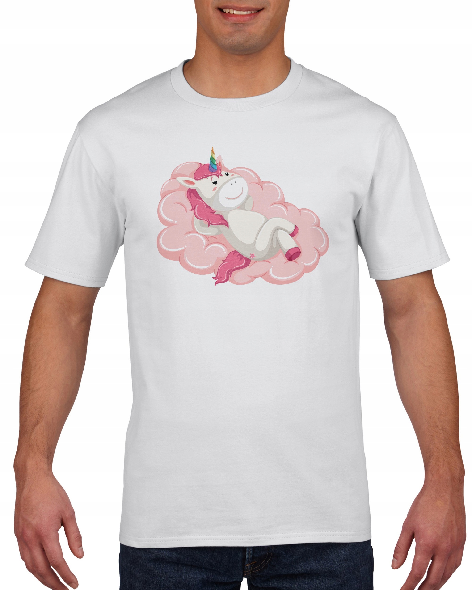 

Koszulka meska Jednorozec Unicorn Chmura L