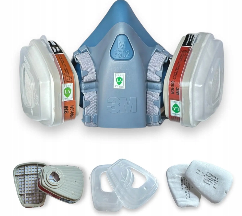 Maska lakiernicza 3M 7503 (L) półmaska Filtr 3M 6059 3M 5911 501