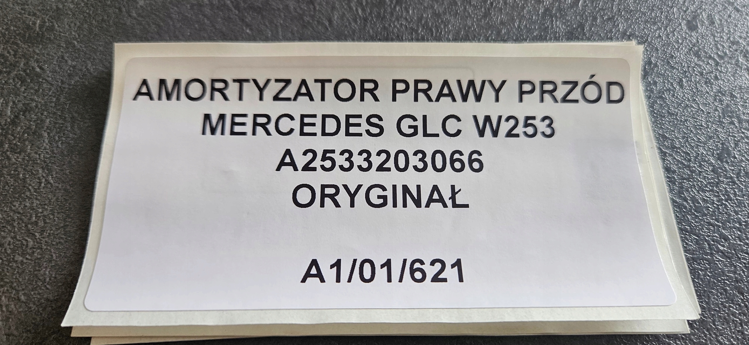 shock absorber right front MERCEDES GLC W253