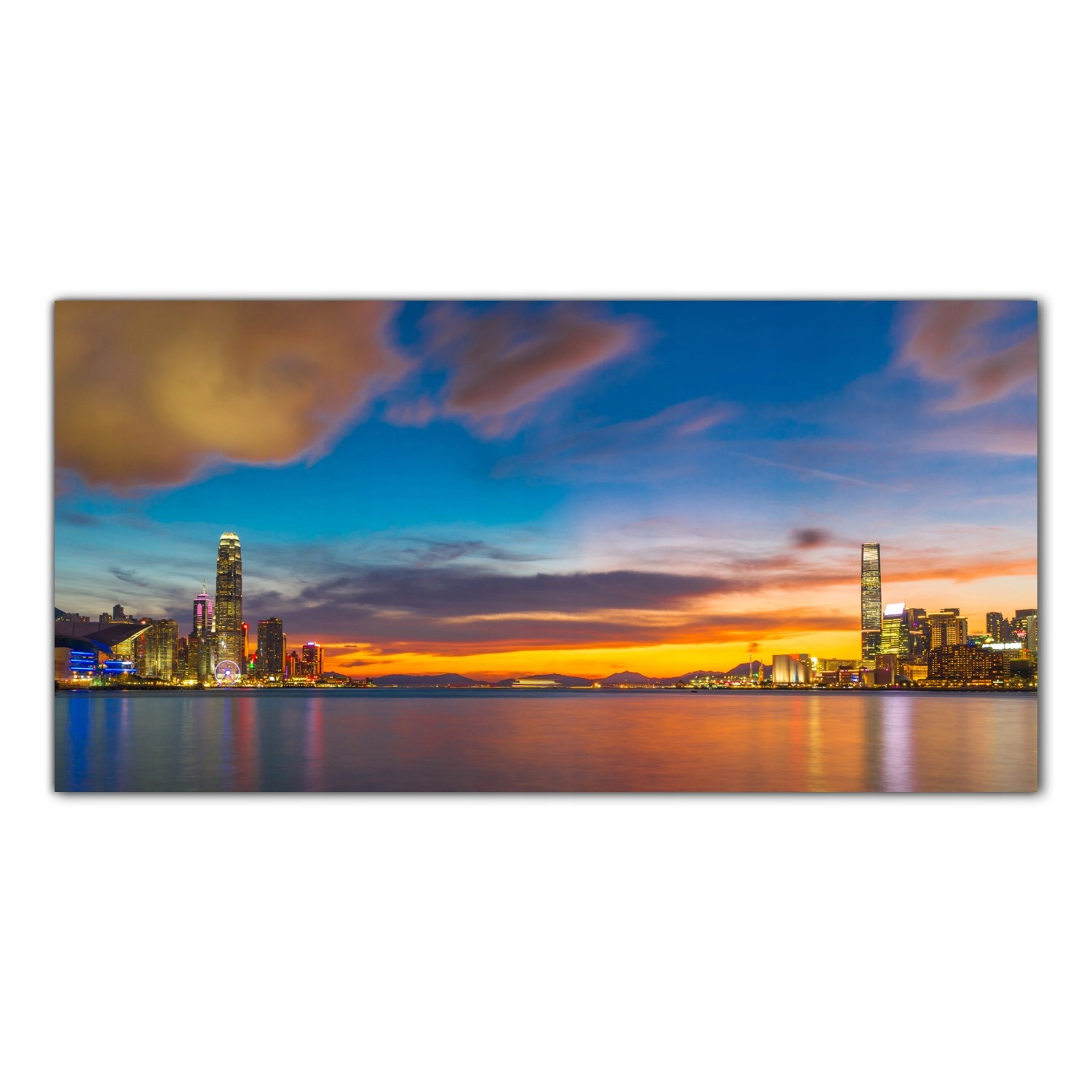 

Obraz na szkle Foto Hong Kong Zachód Słońca 140x70
