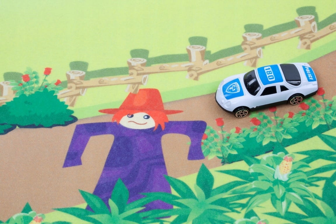 Mata podłogowa z autkami Ranch 120x80cm Sun Baby EAN (GTIN) 5907798857883