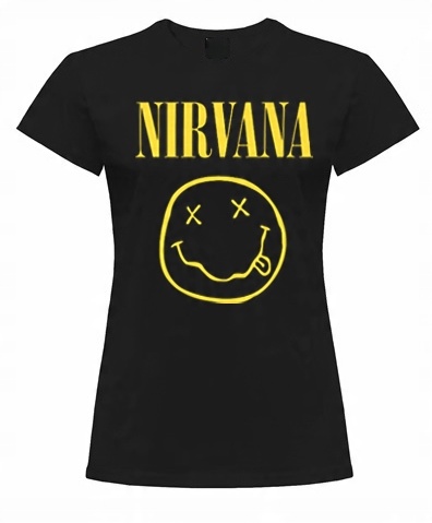 

Damska Koszulka Nirvana Smile Rozmiar XL