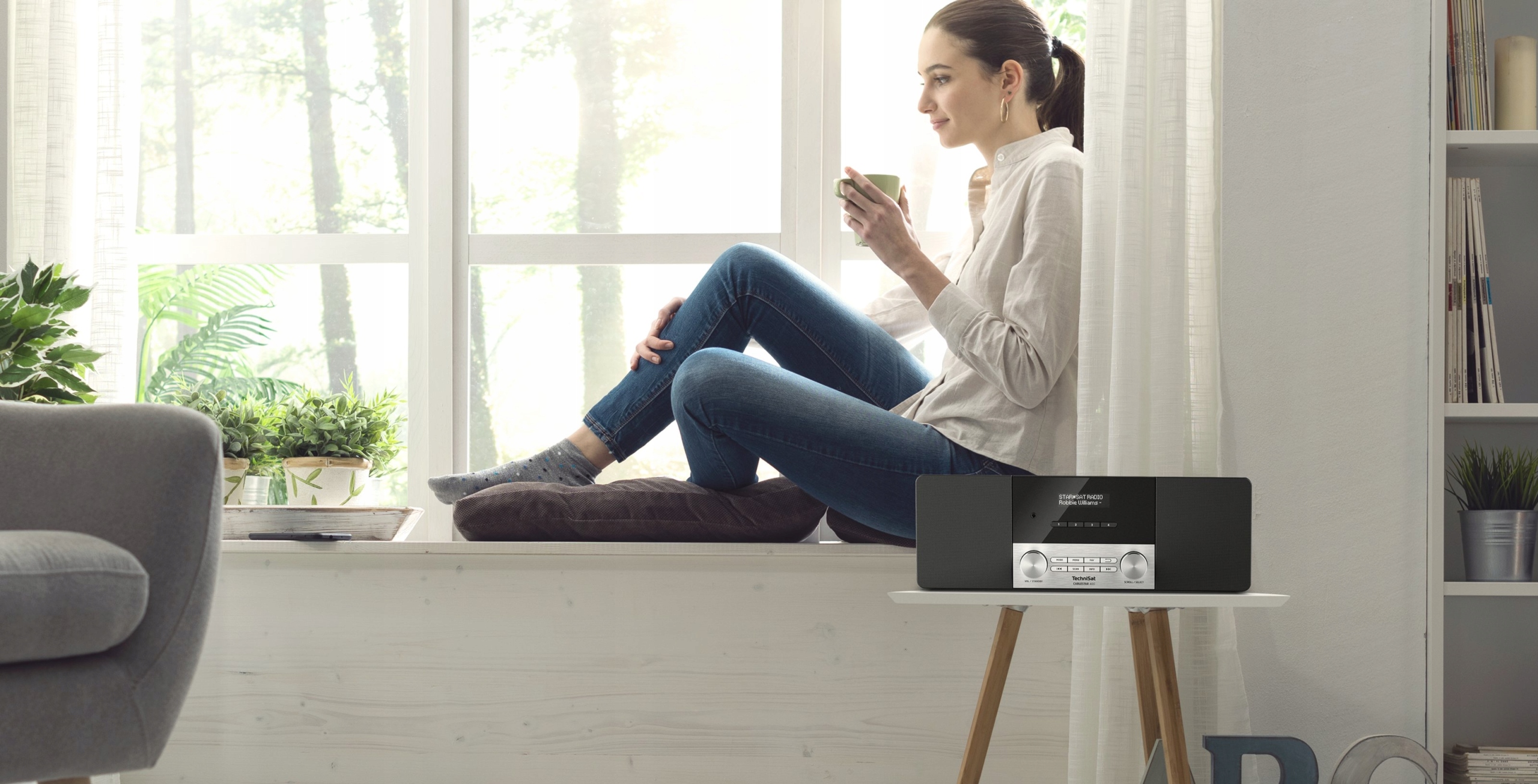 Radio kablowe DVB-C, Dab+ CABLESTAR 400 TechniSat Kolor czarny