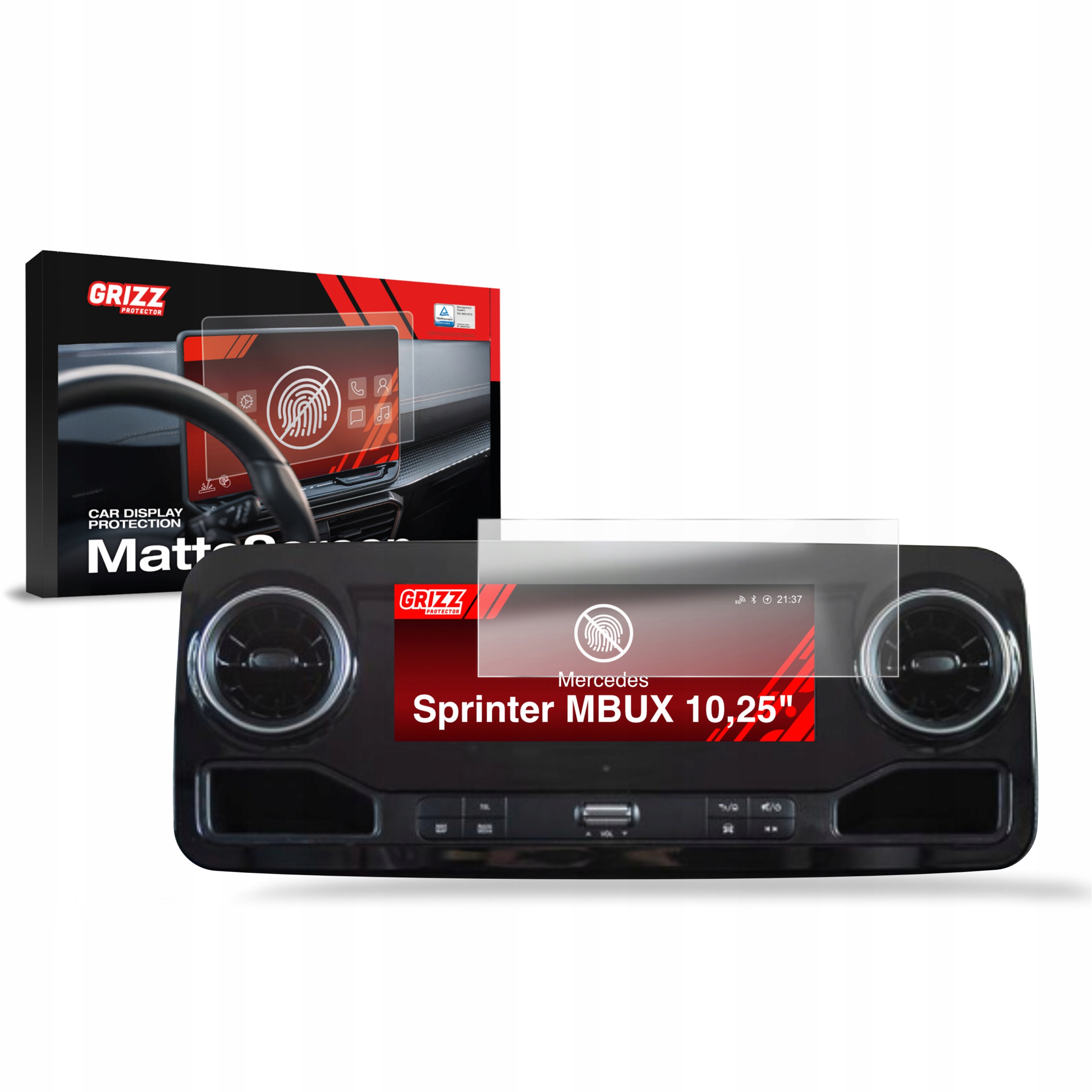 Folia Antyodciskowa do Mercedes Sprinter Mbux 10,25" (2019-2025)