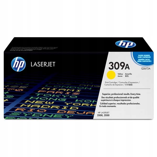 Hp originálny toner Q2672A, yellow, 4000str., Hp 309A, Hp Color LaserJet 35