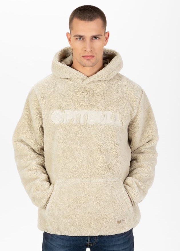 Pit Bull Mikina S Kapucí Sherpa Aragon Béžová S