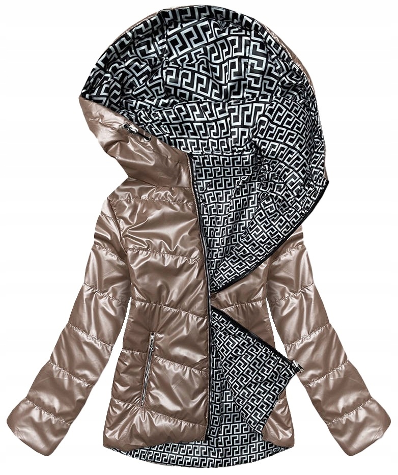 Oboustranná Bunda BR9795 Cappuccino 48