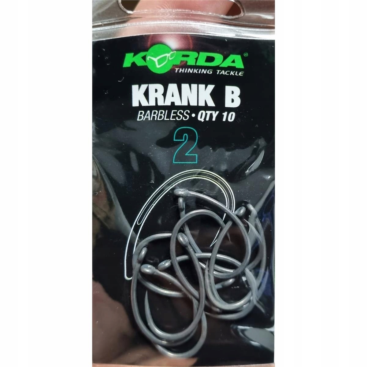 Korda Haki Krank Barbless Roz. 2 10 szt.