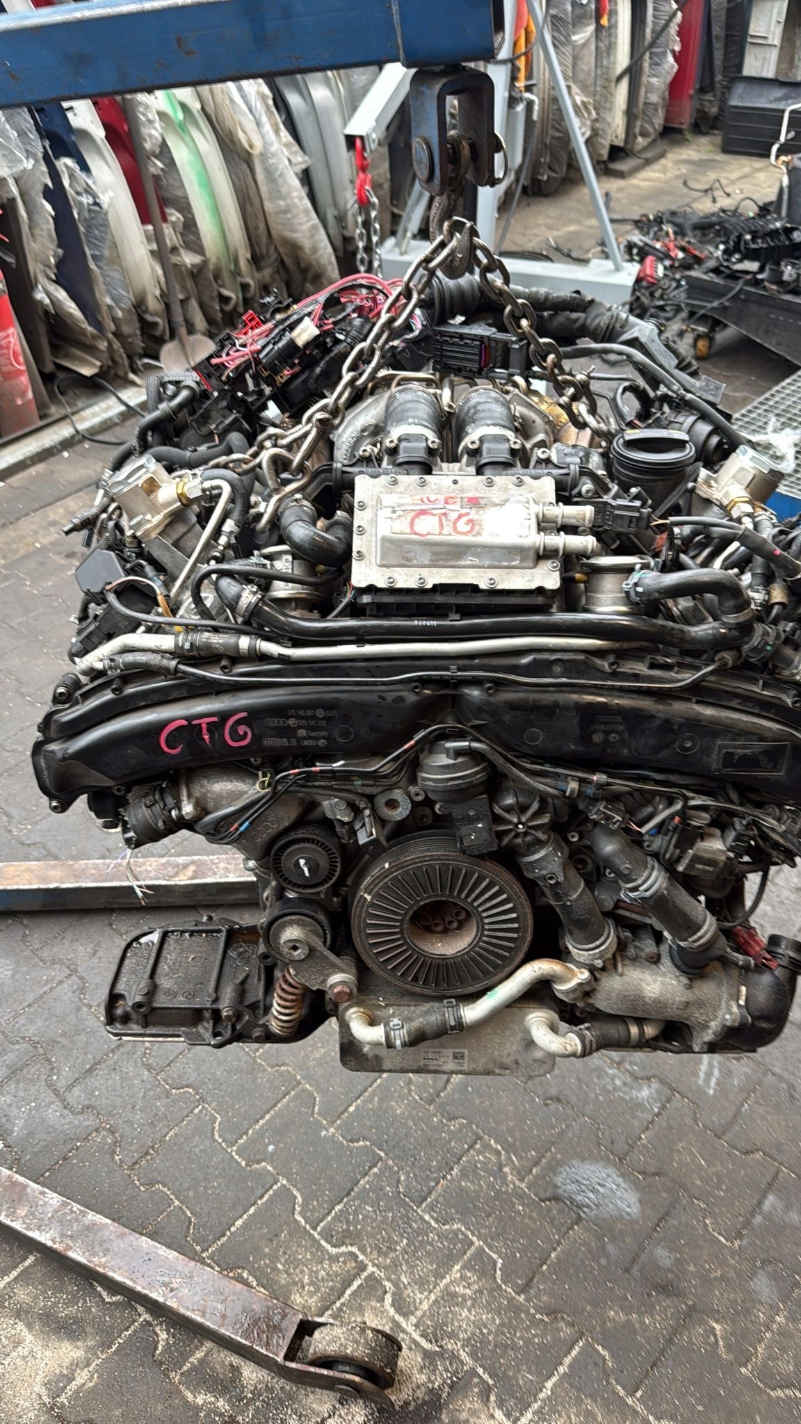 engine complete AUDI S6 S7 4,0 TFSI CTG 110 TYS KM