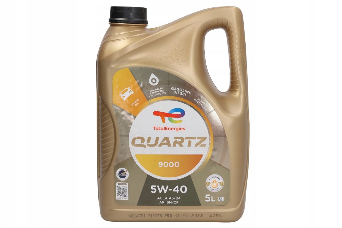Motorový olej Totalenergies Quartz 9000 5W40 5L