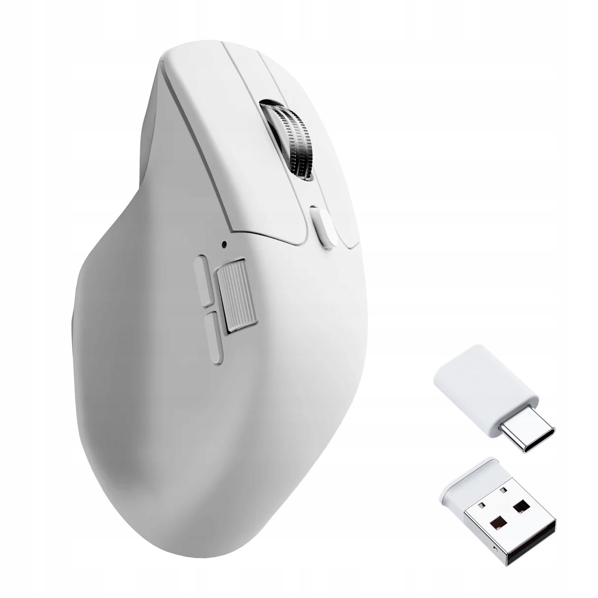 Bezdrôtová myš Keychron M6 Wireless Mouse White PixArt 3395 Silent
