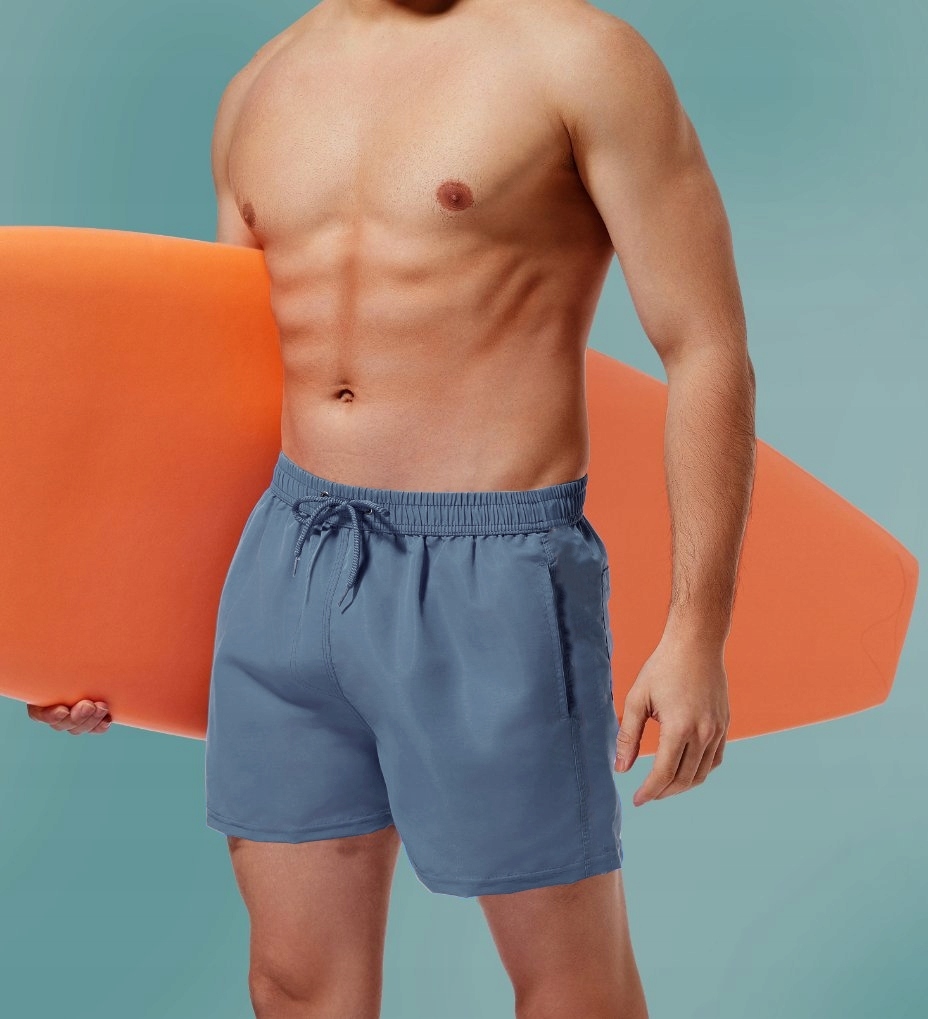 Krótkie SPODENKI KĄPIELÓWKI Męskie SZYBKOSCHNĄCE szorty plażowe PREMIUM, L Rozmiar L