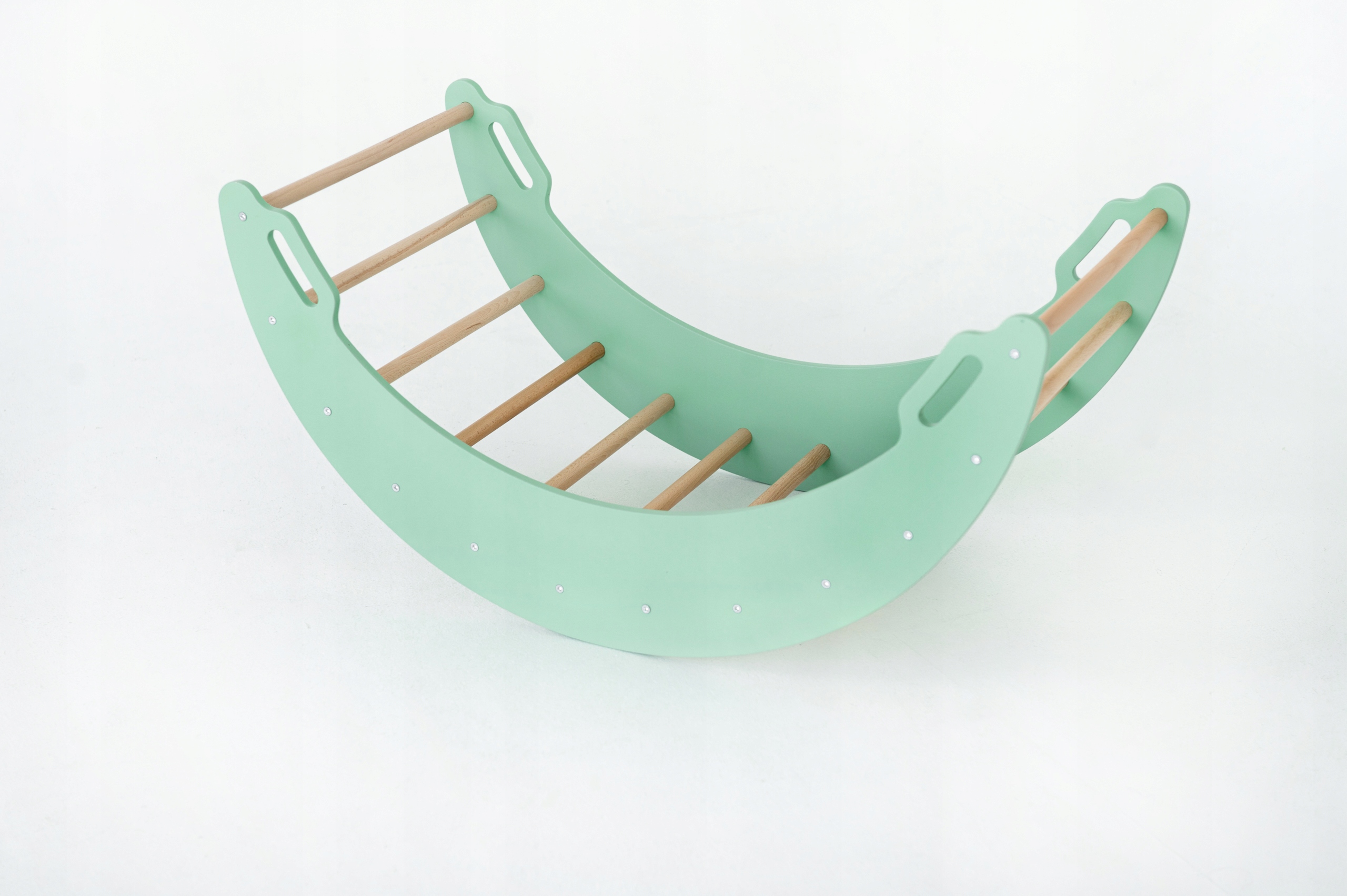 Bujak drewniany dzieci Moon zielony