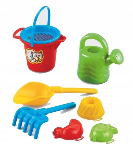 WIADERKO ZABAWKI DO PIASKU PIASKOWNICY