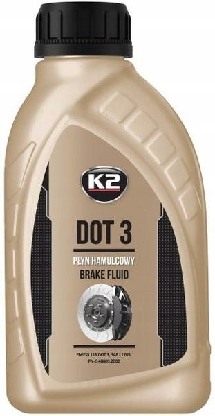 

K2 Płyn Hamulcowy Dot 3 +205°C 500ML