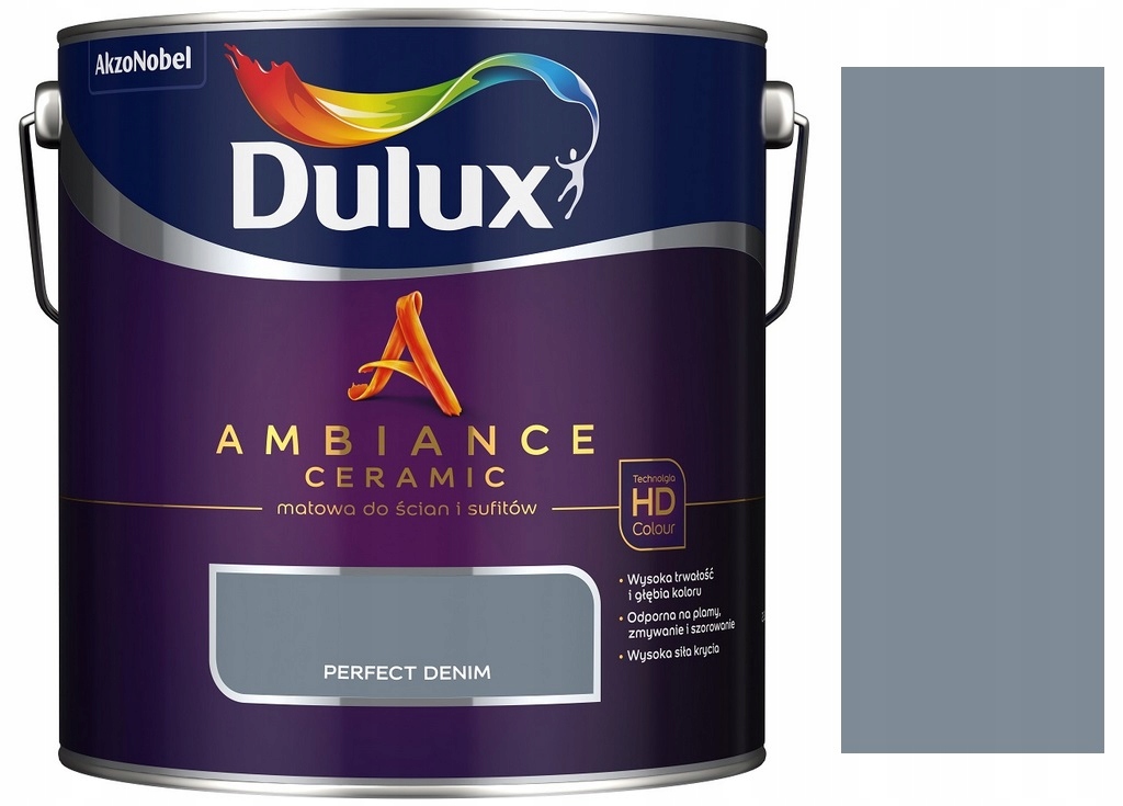 Dulux Ambiance Ceramic Farba Perfect Denim 2.5L