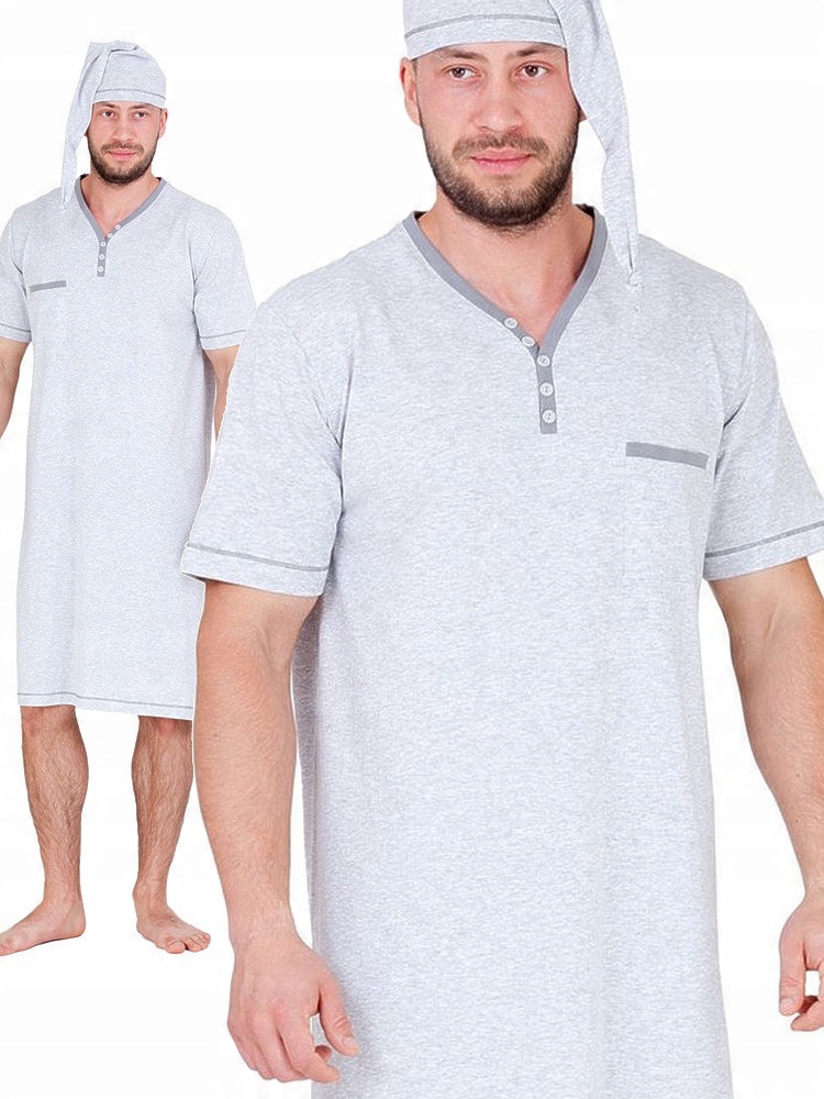 

Męska koszula nocna i szlafmyca M-Max Bonifacy 3XL