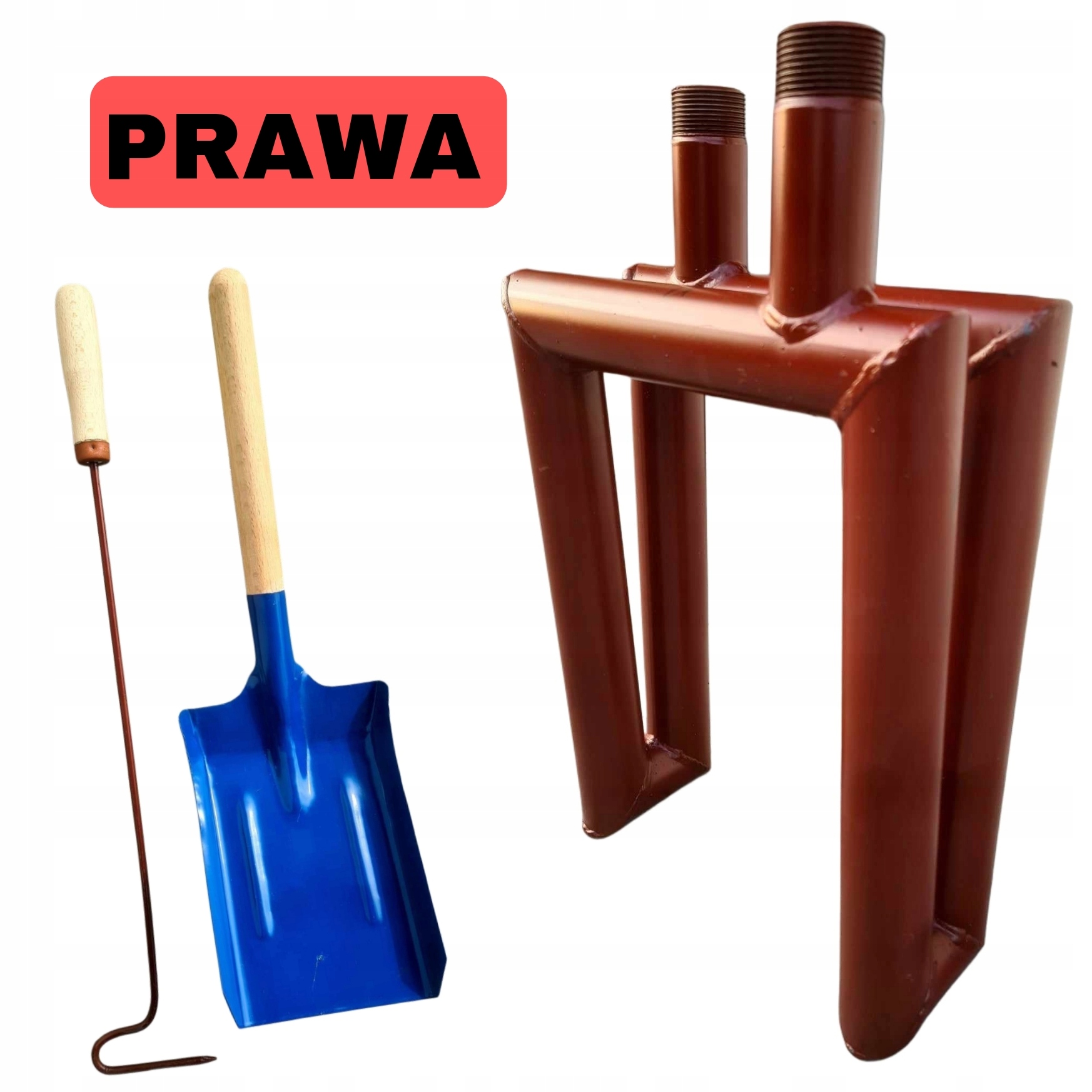 Wężownica wodna prawa duża podkowa do kuchni kaflowej węglowej pieca