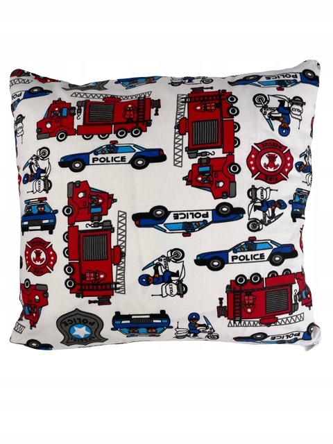 

Poszewka na poduszke 40x40 jasiek Policja Straż