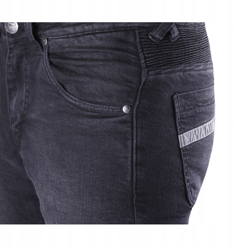 Jeansy motocyklowe Street Racer Spike II CE czarne Rozmiar: W42/L32 Rozmiar 42/32