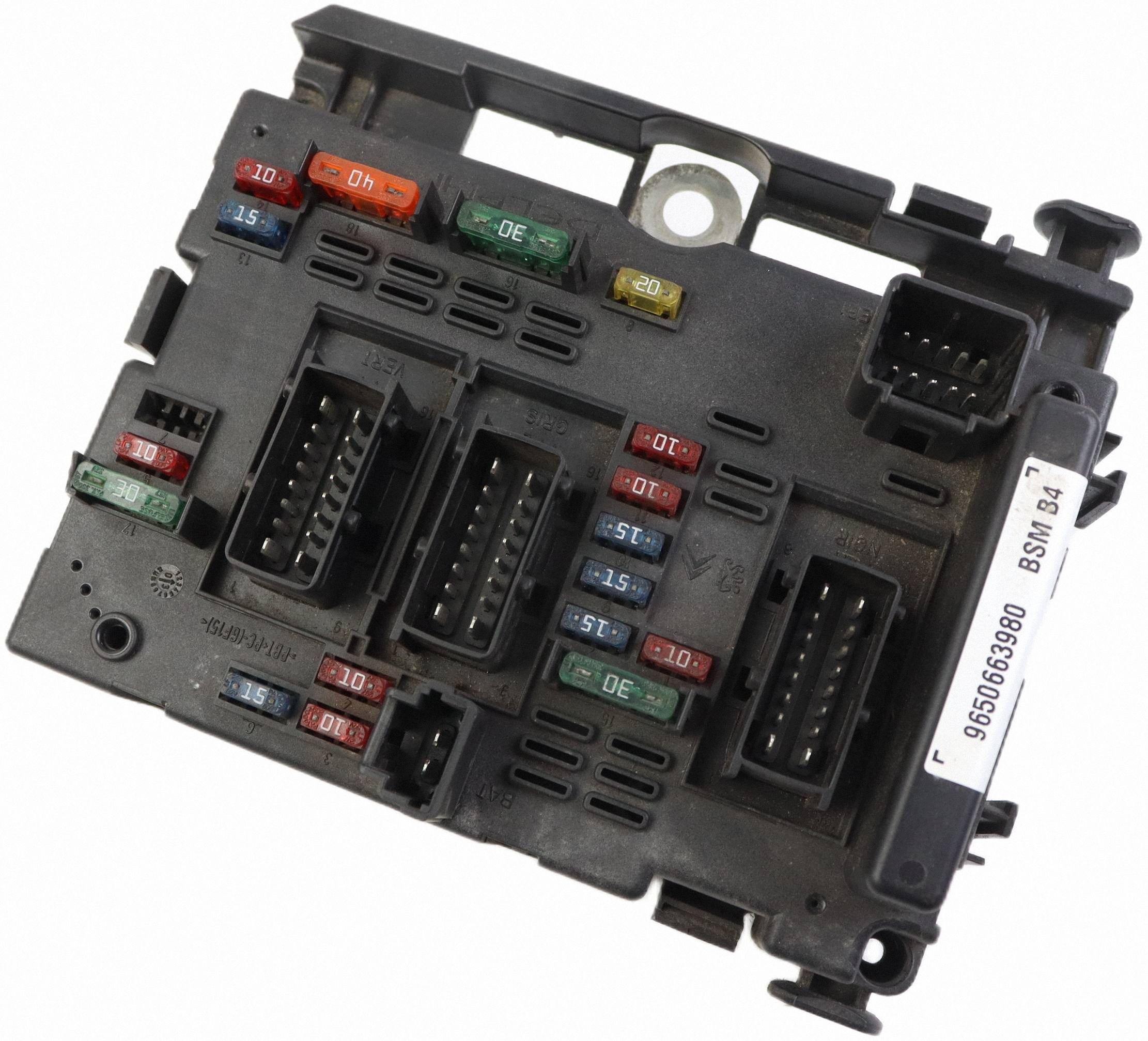 CITROEN PEUGEOT modul kasten bedienteil BSM 9650663980
