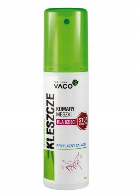 VACO RODZINNY ZESTAW KLESZCZE KOMARY 2xSPRAY+KREM Nazwa PŁYN DLA DZIECI + SPRAY 30% DEET + KREM