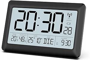 Digitálny Hodinový Ukazovateľ Teploty Alarm Kalendár Rádio Latec