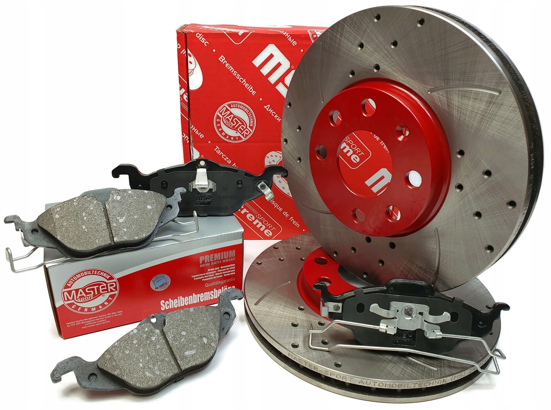 24011901071SE-SET-MS - Диски колодки зд BMW 3 E36 E46 предварительно просверленные 276mm