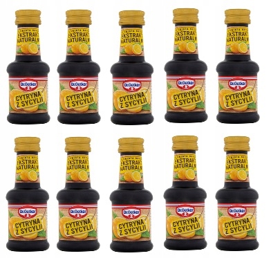 10x 27ml Dr. Oetker Ekstrakt Cytryna z Sycylii Karton