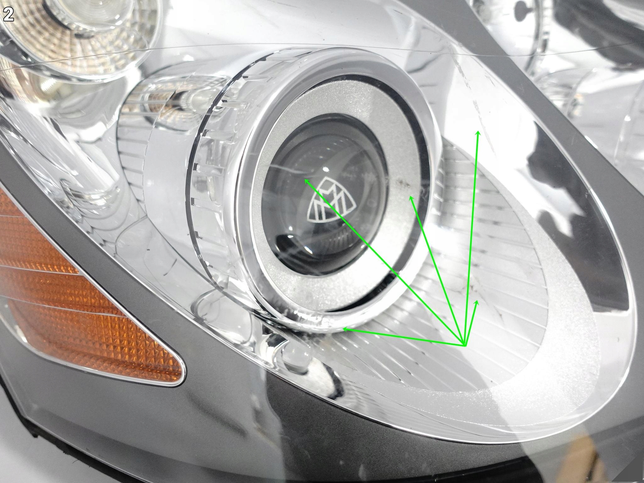 MAYBACH 57 W240 62 V240 03-13 světlo HEADLIGHT XENON pravá předek