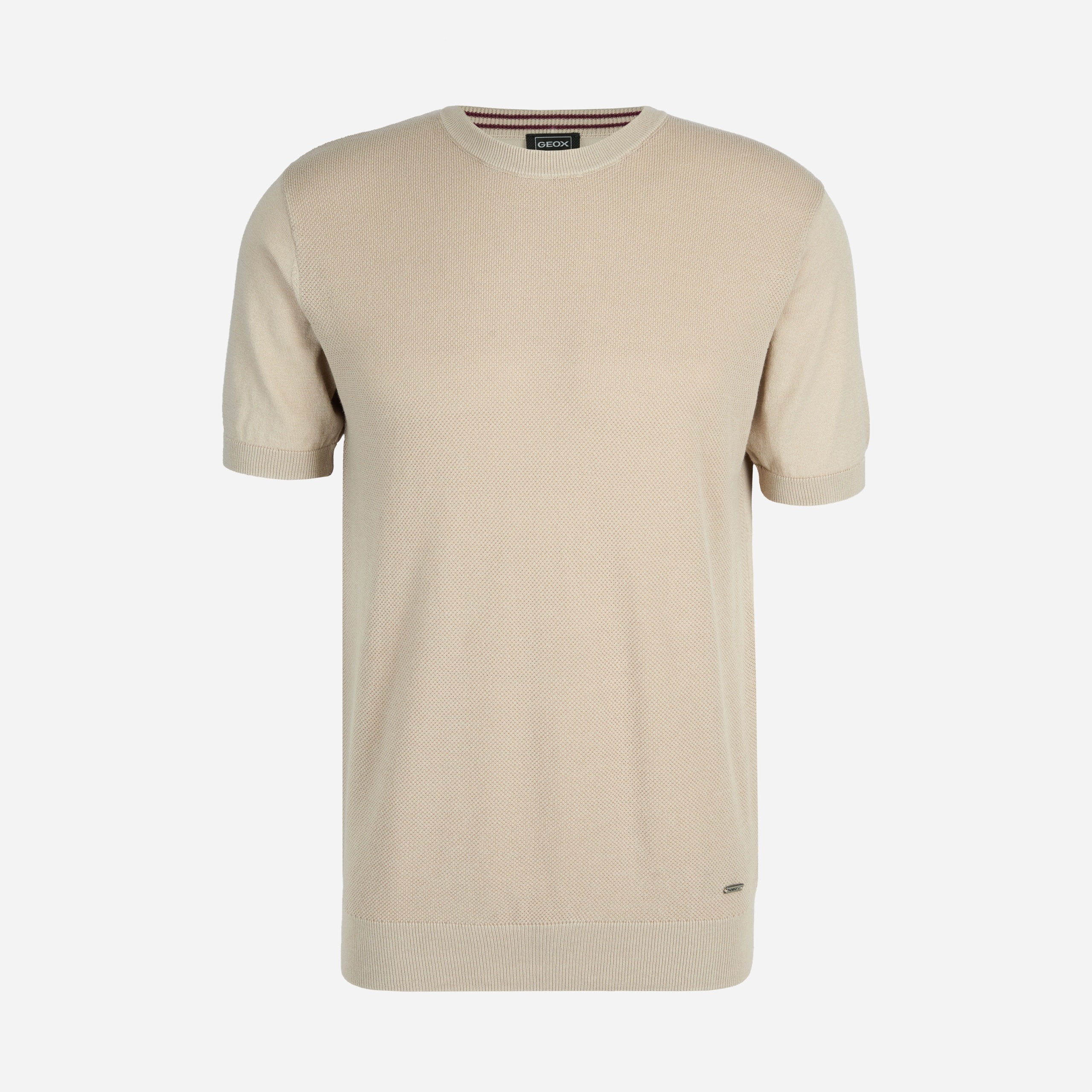 Geox Béžové pánské polotričko Geox Knit