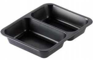 Pojemniki do ZGRZEWU czarne 2k catering wynos 50sz