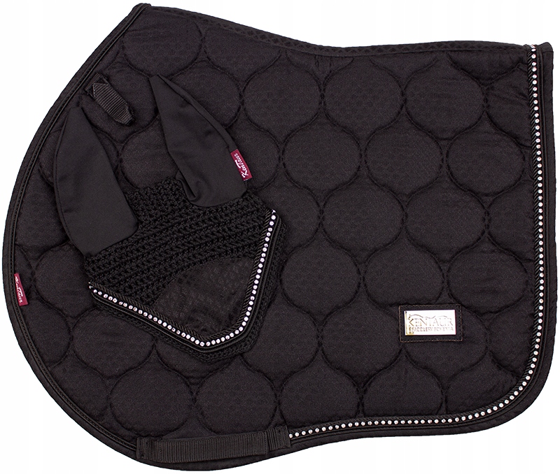 Kentaur czaprak z nausznikami Jq Iem Black Full Wszechstronny (vs)