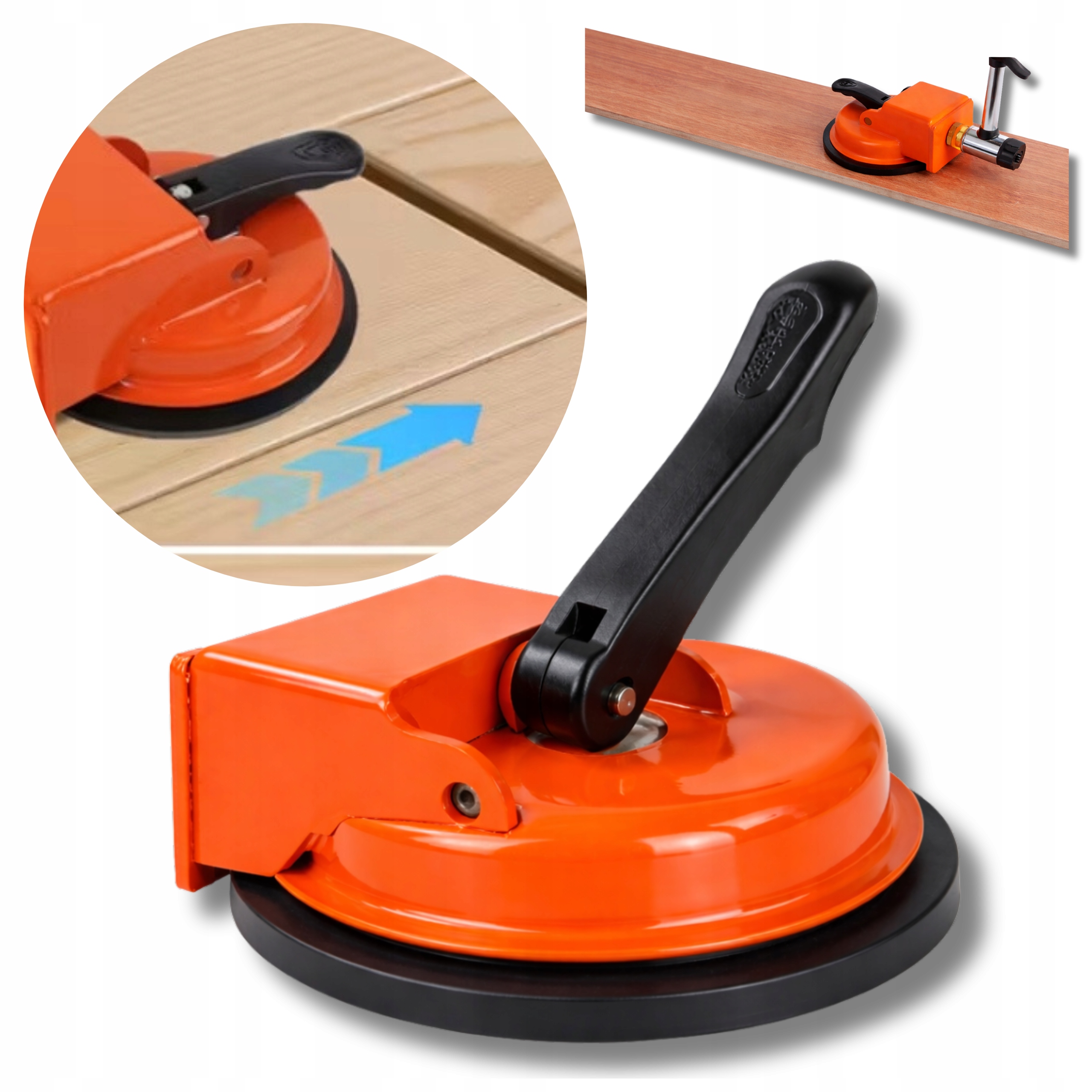 Metalowy Zacisk Dobijak Do Układania Paneli Płytek Zassawka Usuwa Szczeliny