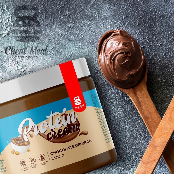 KREM PROTEINOWY keto BEZ CUKRU białkowy BIAŁKO 500g CHEAT CZEKOLADA orzech Waga 500 g