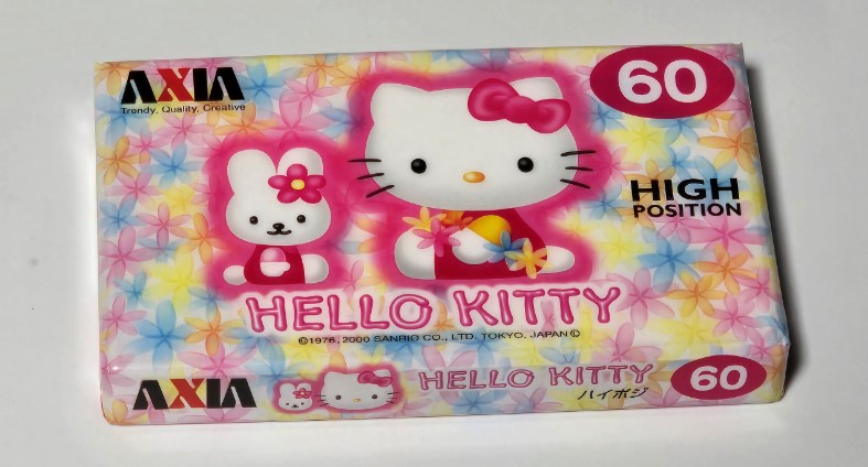 Magnetofonová kazeta Axia Hello Kitty 60 HK2A Pk 60 Fólie Nová 2000R