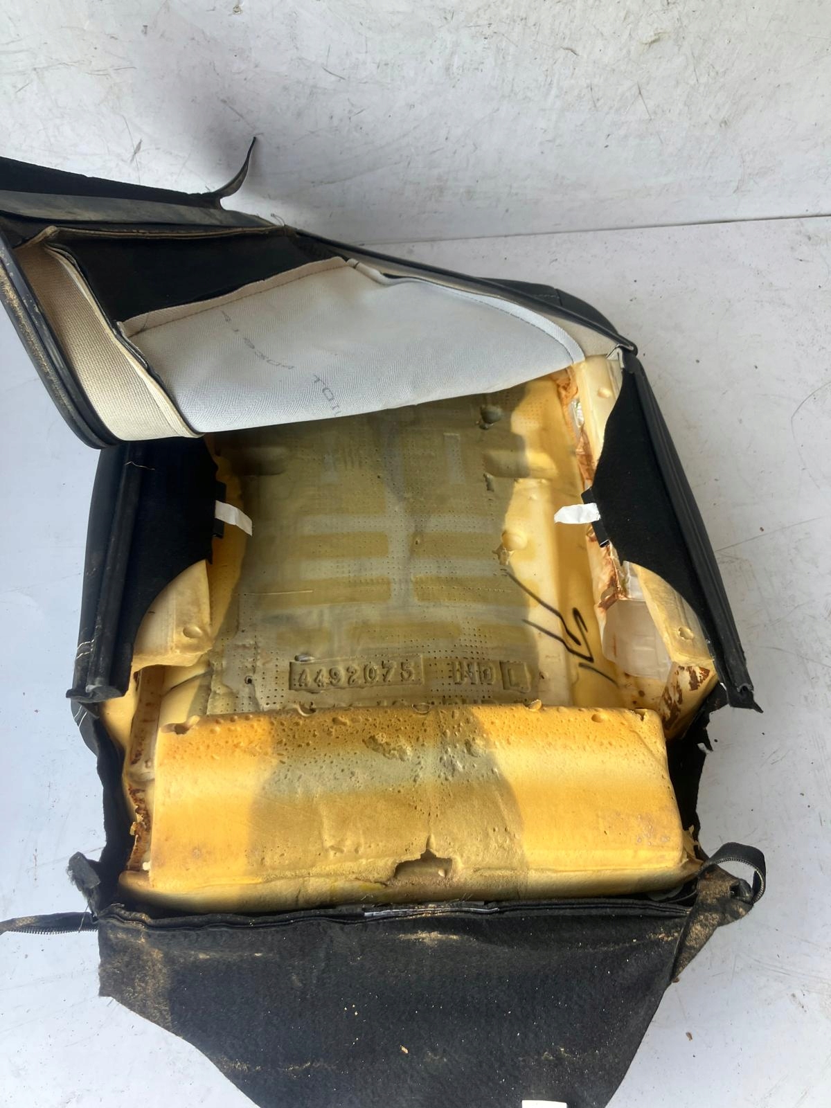 OPARCIE seat right front RENAULT SCENIC III BOSE semi leather