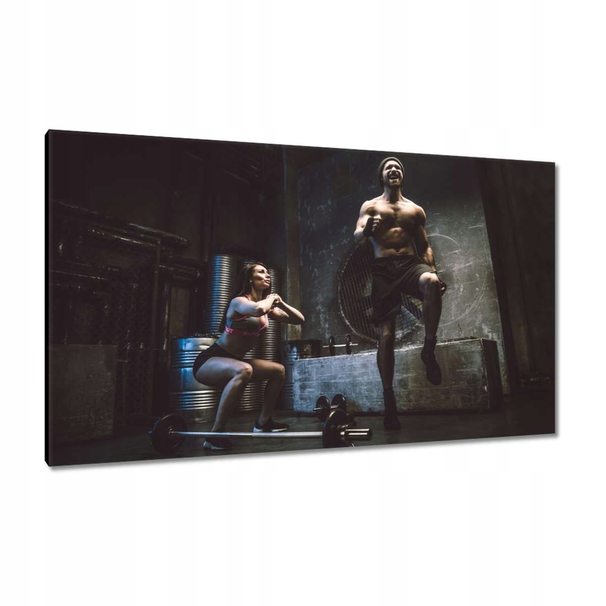 Obrazy 120x70 Domácí posilovna Lockdown