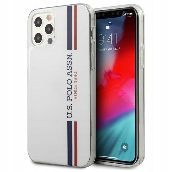 Us Polo USHCP12LPCUSSWH iPhone12 Pro Max 6,7" biały/white Tricolor Col