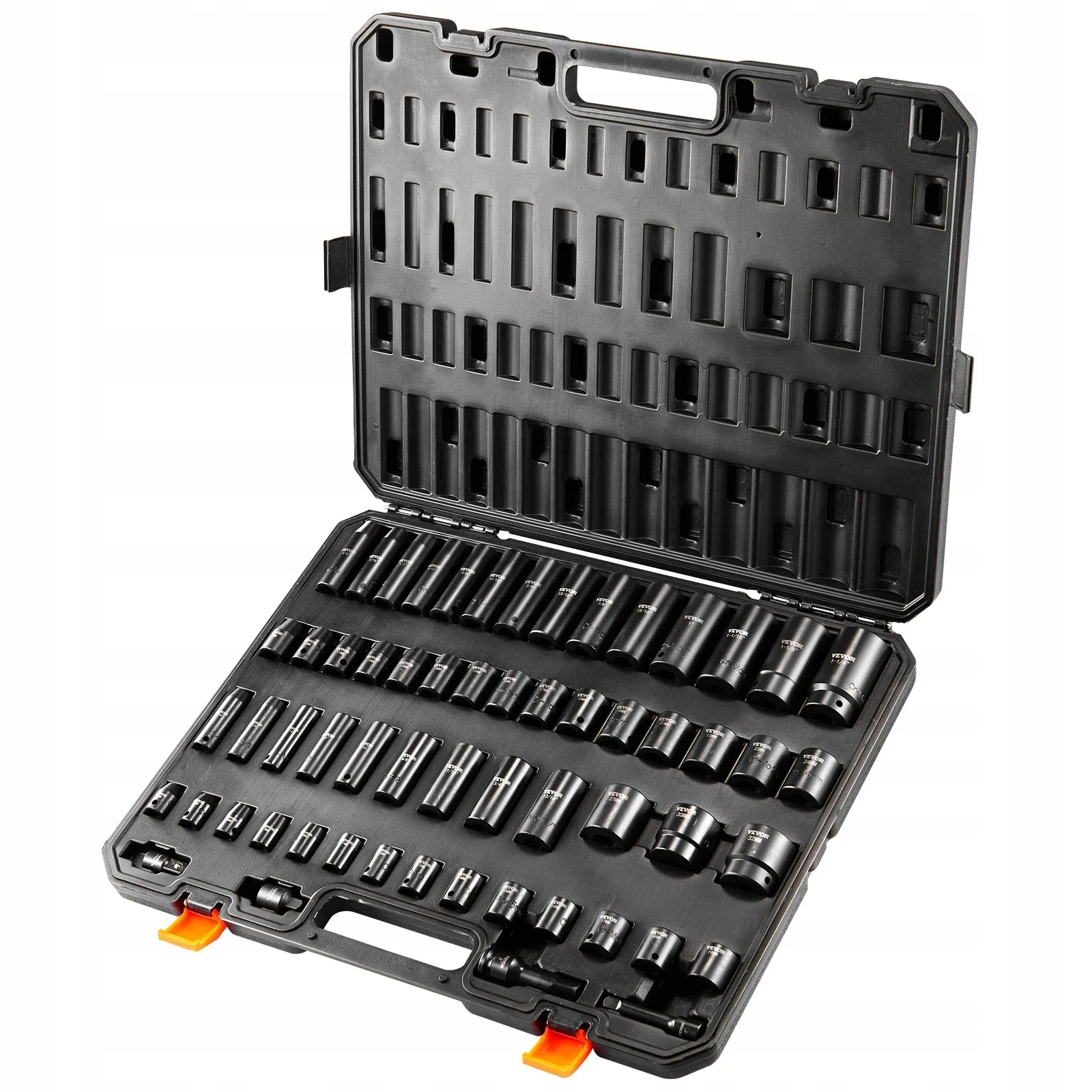 Sada úderových nástavcov 59ks 1/2" 3/8" drive 6-kt pre sadu kľúčov