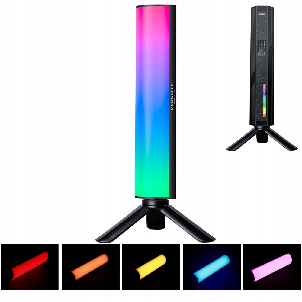 Lampa Rgb Led W200 Akumulator Fotograficzna Wideo Studyjna Miecz Świetlny
