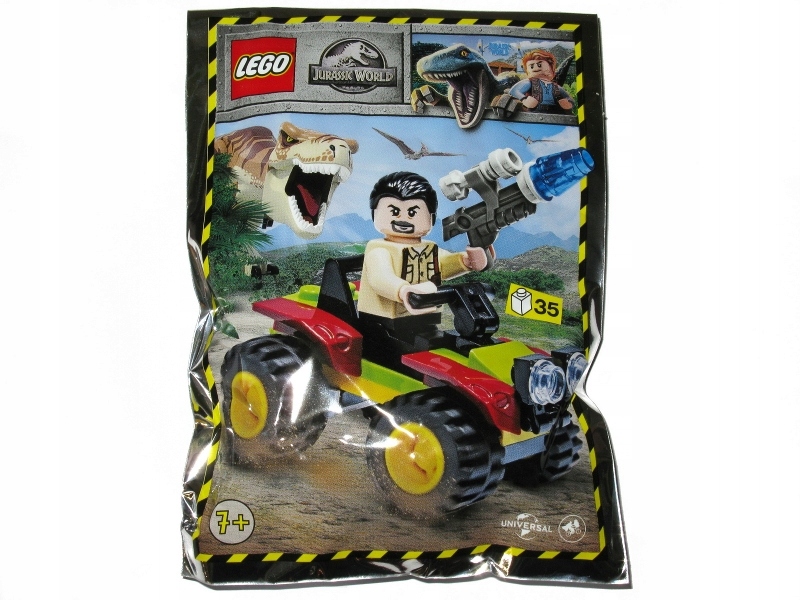 

Lego Nowa Saszetka Jurassic Vic Hoskins na quadzie