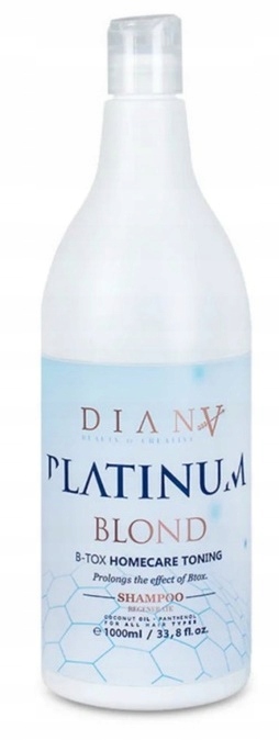 Diana Beauty Platinum szampon Nawilżający z Chłodnym Pigmentem 1000 ml