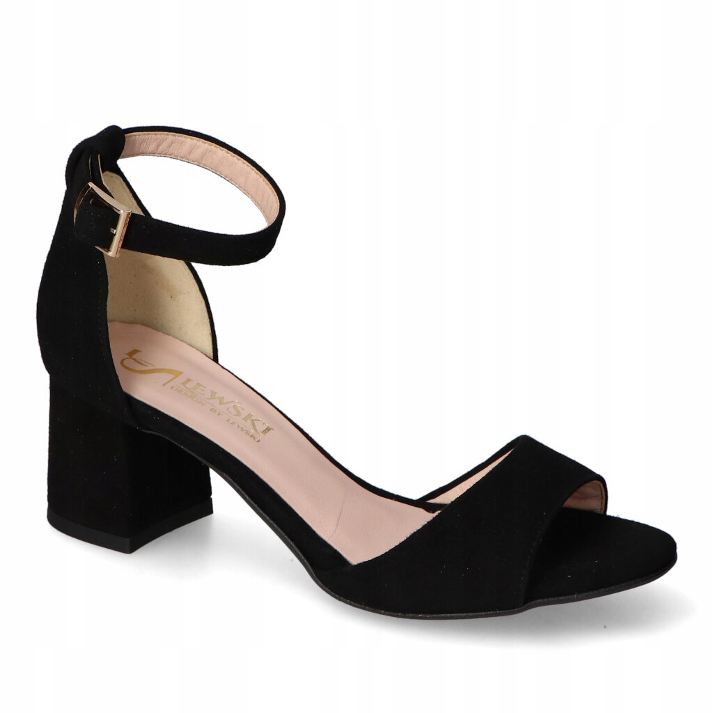 Sandály Lewski 3760 Černý semiš 38