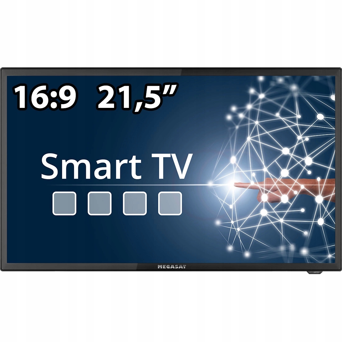 Telewizor 22 cale do samochodu kampera Smart Tv Android Odporny na wstrząsy