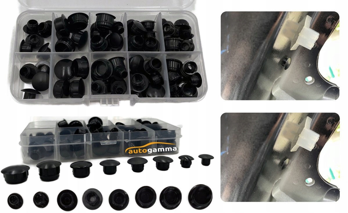 

Zaślepki otworów Pdr 80 sztuk Organizer Zestaw